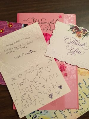 What to do with old “Thank You” notes